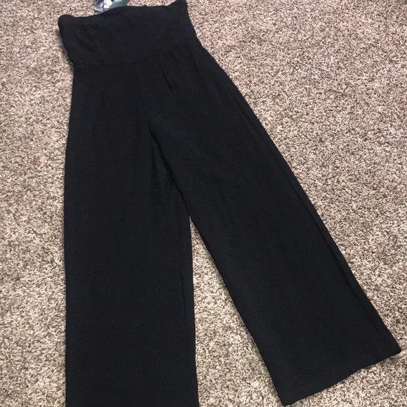 WILD FABLE Women's Wide Leg Bandeau Jumpsuit Strapless/Strapped | NWT! - Picture 3 of 6